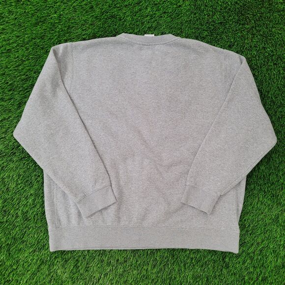 NIKE Williamsburg Sweatshirt XL 27x26 Gray Baggy Oversized - Picture 2 of 16